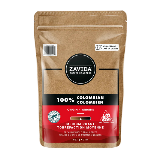 Cafea Zavida 100% Colombian - 907g boabe
