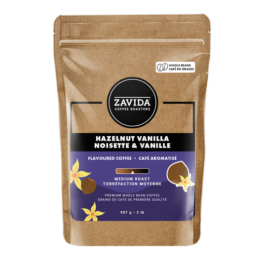 Cafea Zavida Hazelnut Vanilla - 907g boabe