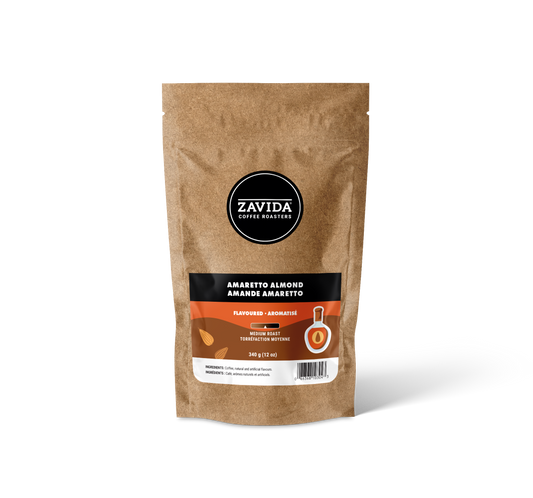 Cafea Zavida Amaretto Almond - 340g boabe