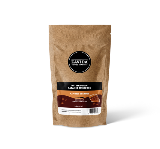 Cafea Zavida Butter Pecan - 340g boabe