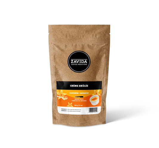 Cafea Zavida Crème Brûlée - 340g boabe