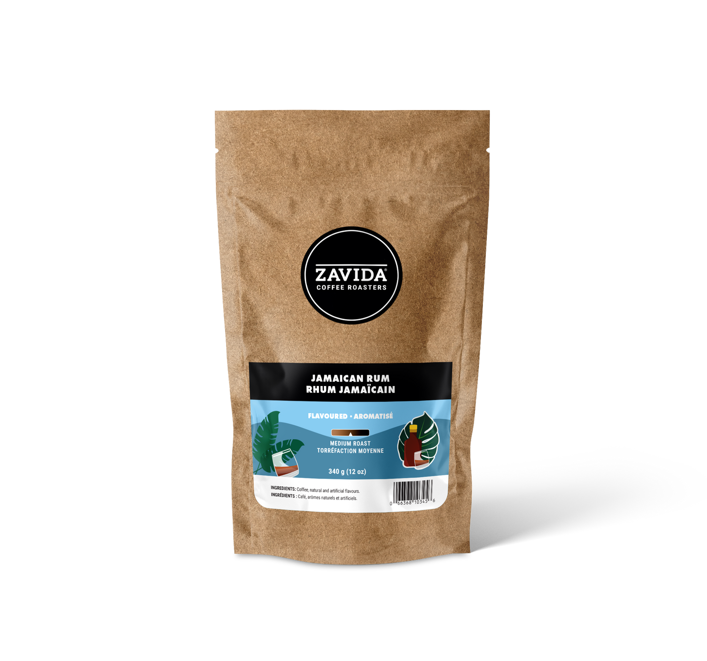 Cafea Zavida Jamaican Rum - 340g boabe
