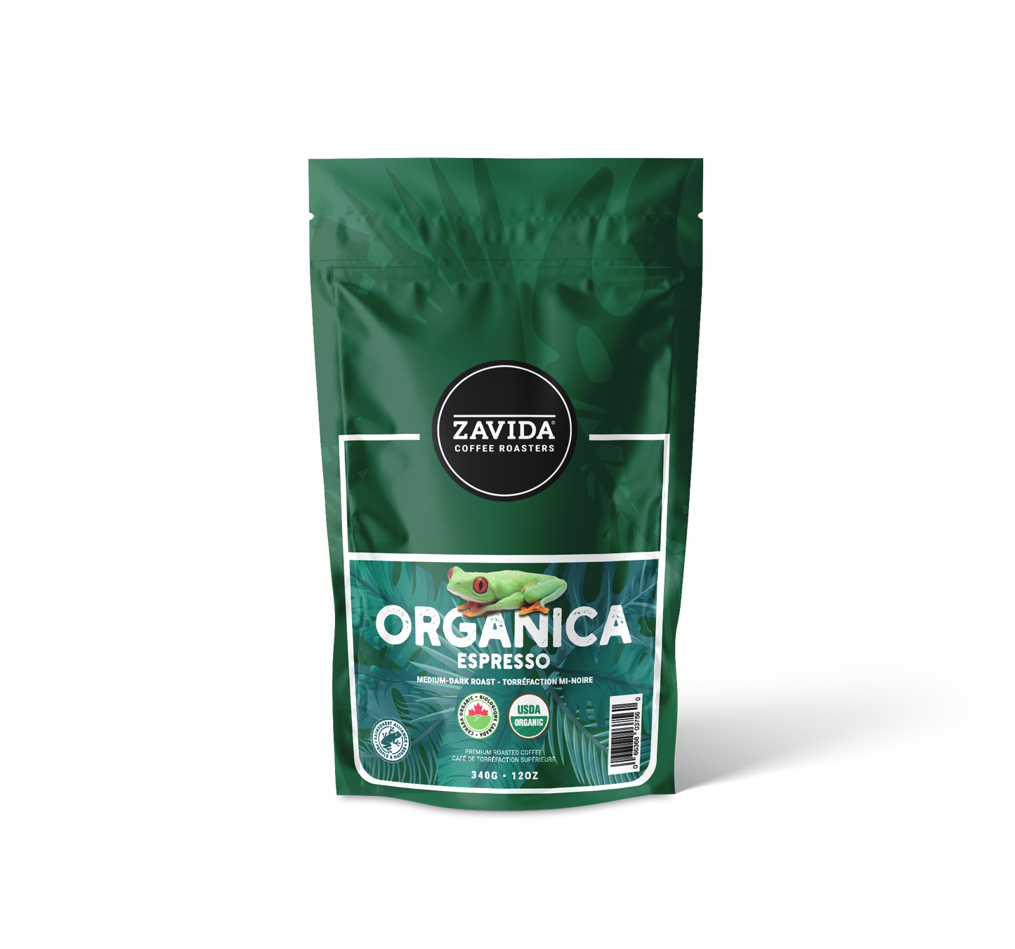 Cafea Zavida Organica Rainforest Alliance Espresso - 340g boabe