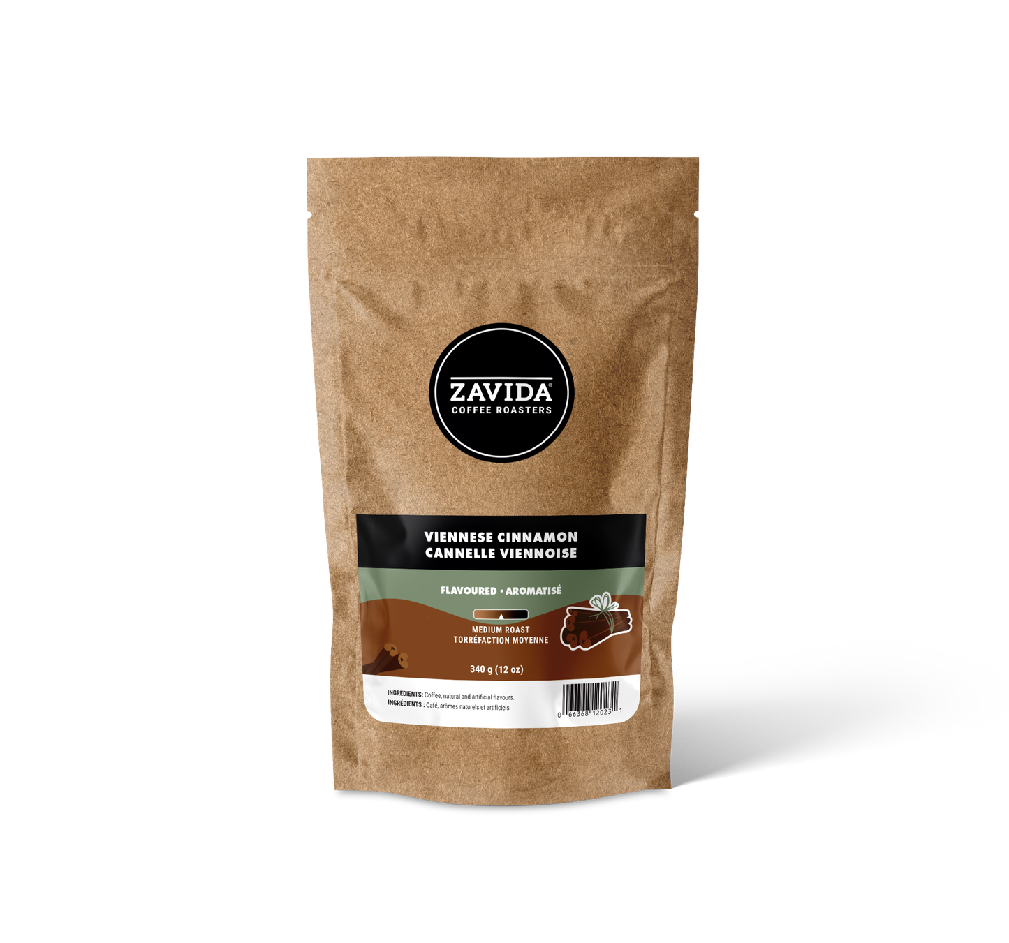 Cafea Zavida Viennese Cinnamon - 340g boabe